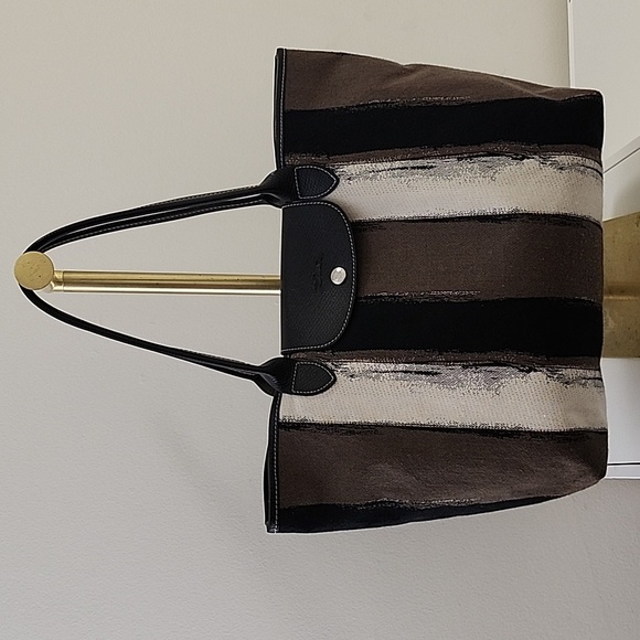 LONGCHAMP Canvas Ombre Le Pliage Tote - Picture 3 of 16